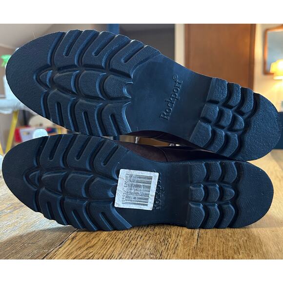 New! Rockport Waterproof Nubuck Leather Bracken Boot Brown Women’s Sz 8 W56701 - Picture 5 of 10